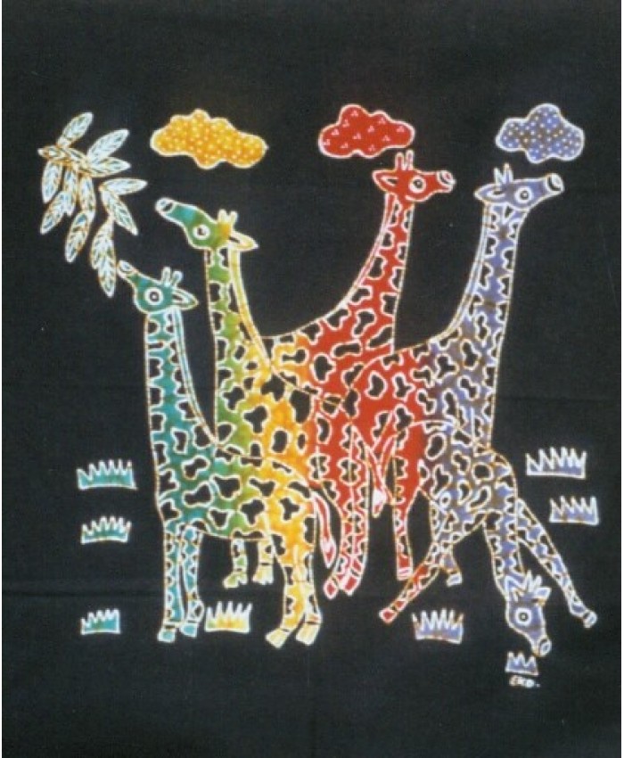 Rainbow Giraffes- Black